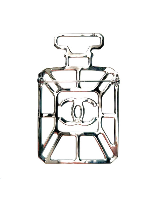 Broche CHANEL flacon de parfum cristaux