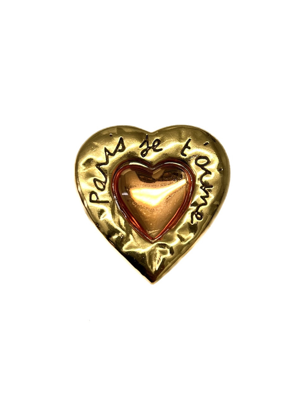 Broche coeur YSL Vintage