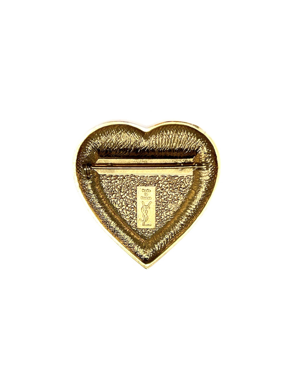 Broche coeur YSL Vintage
