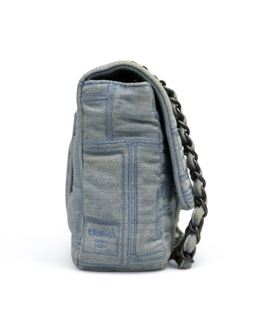 Sac CHANEL denim bleu clair