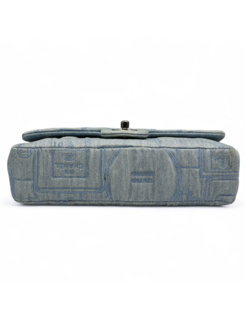 Sac CHANEL denim bleu clair