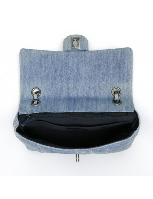 Sac CHANEL denim bleu clair