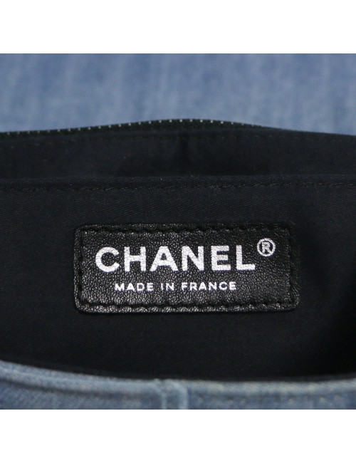 Sac CHANEL denim bleu clair