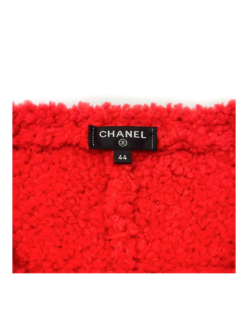 CC Teddy pullover CHANEL rouge