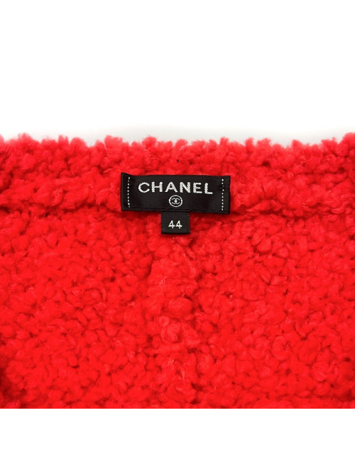 CC Teddy pullover CHANEL rouge
