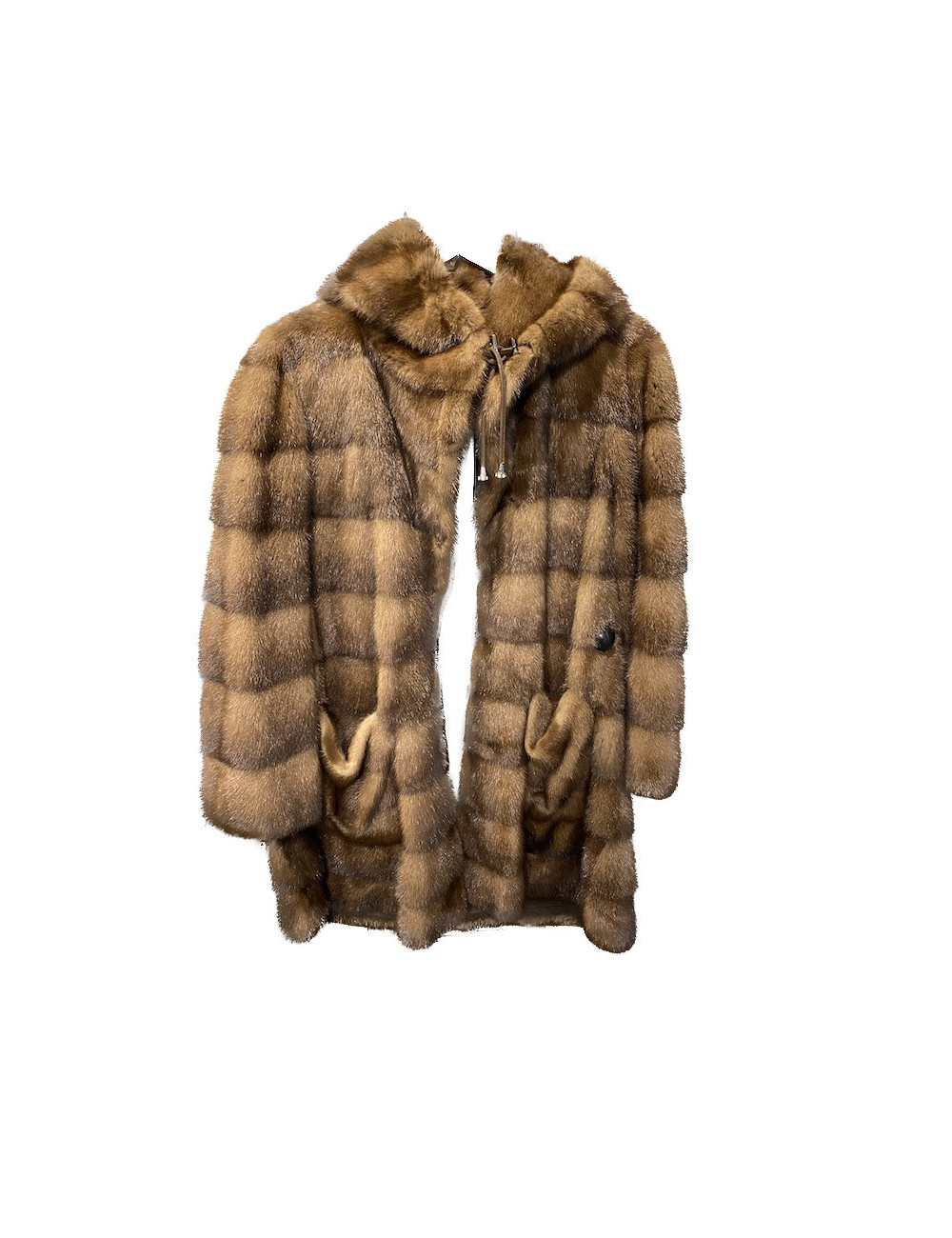 Robe pull T 38 CHANEL laine noire et blanche imprimé géométrique