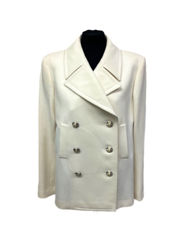 Caban CHANEL T42 laine écrue