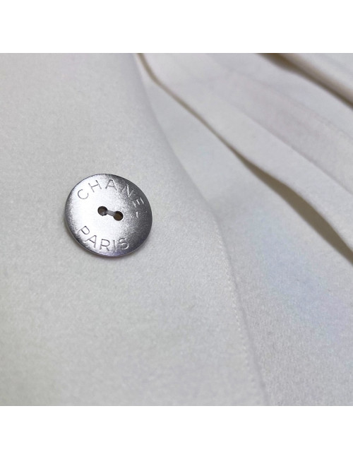 Caban CHANEL T42 laine écrue