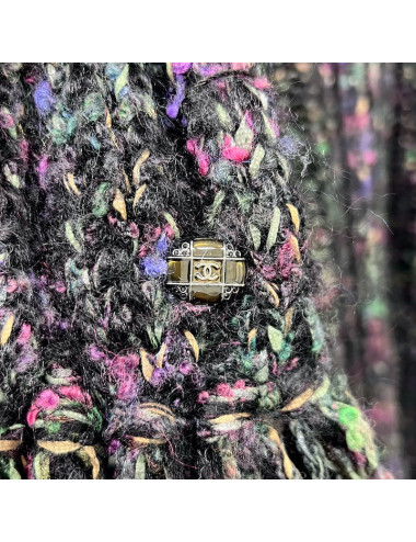 Manteau CHANEL T38 tricot cachemire 2
