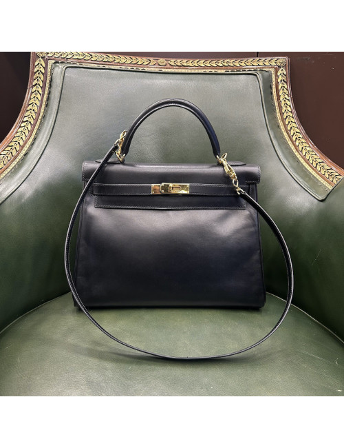 Kelly 35 HERMES box noir