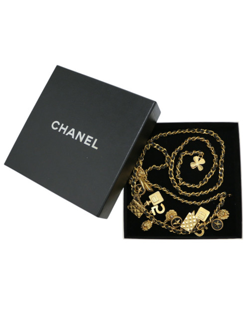 Ceinture vintage CHANEL charms