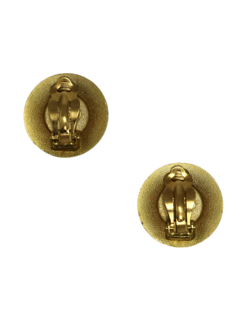 Clips ronds CHANEL vintage