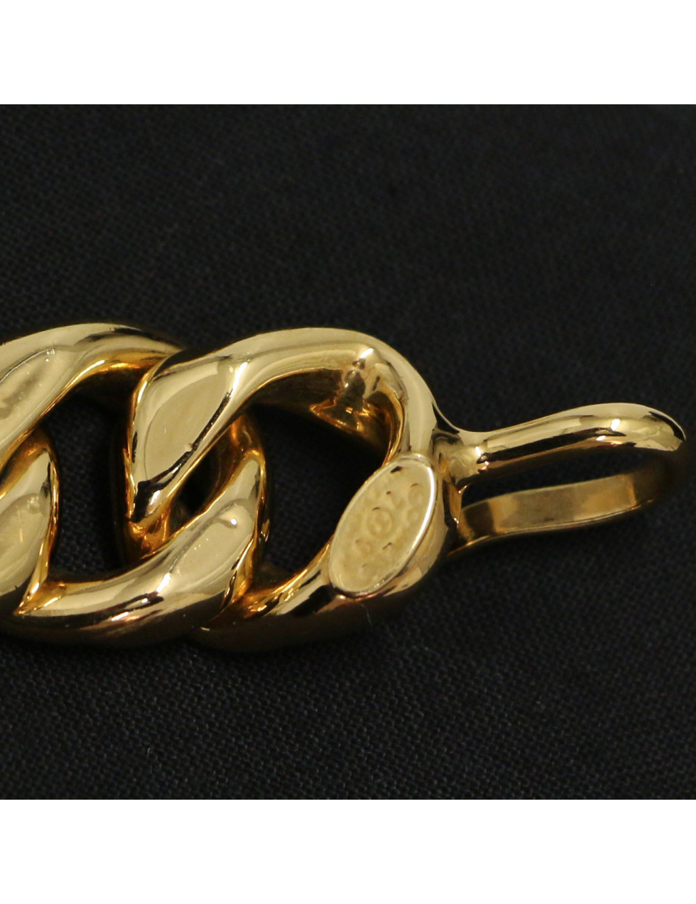 Ceinture CHANEL dorée gros CC