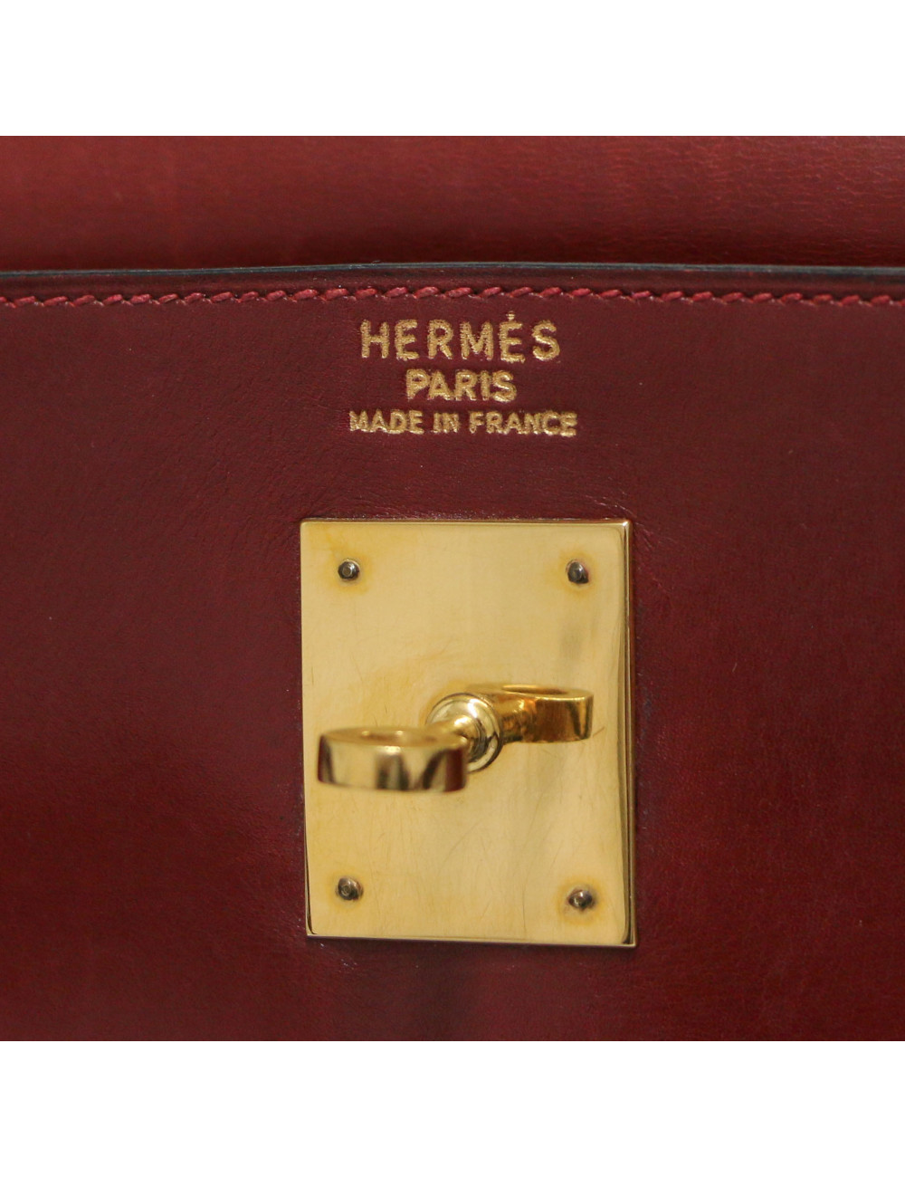 Kelly 32 HERMES retourné boxx rouge H