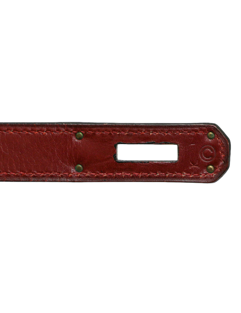 Kelly 32 HERMES retourné boxx rouge H