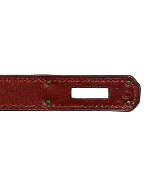 Kelly 32 HERMES retourné boxx rouge H