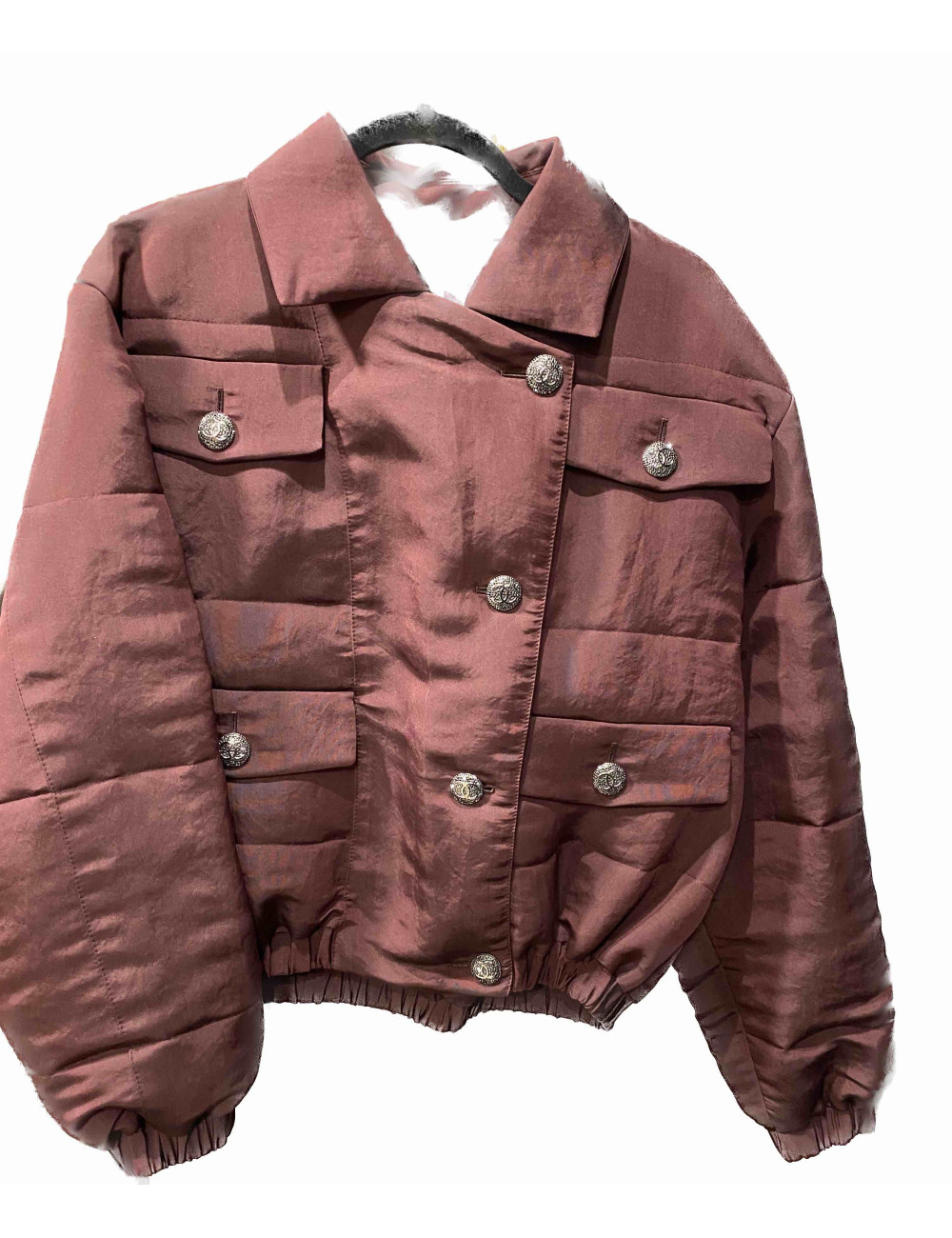 Blouson CHANEL T 38 soie 