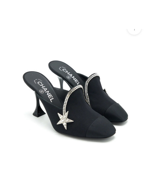 Sandales hautes CHANEL T 39.5 ouvertes