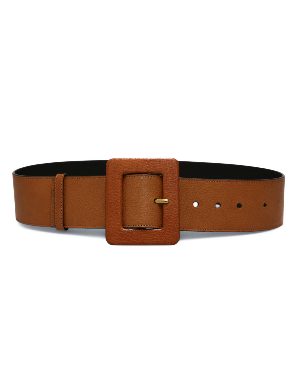 Ceinture YSL large marrron Vintage
