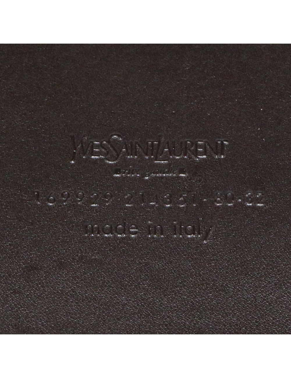 Ceinture YSL large marrron Vintage