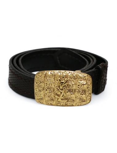 Ceinture YSL Vintage imitation serpent