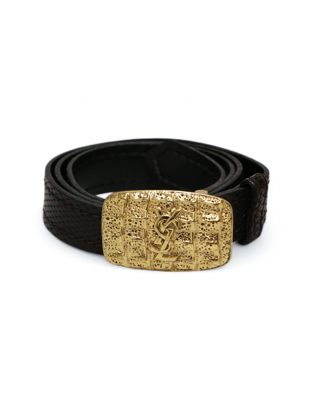 Ceinture YSL Vintage imitation serpent