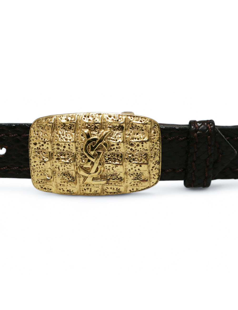 Ceinture YSL Vintage imitation serpent