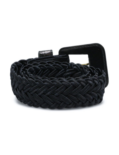 Ceinture YSL torsadée noire Vintage 2