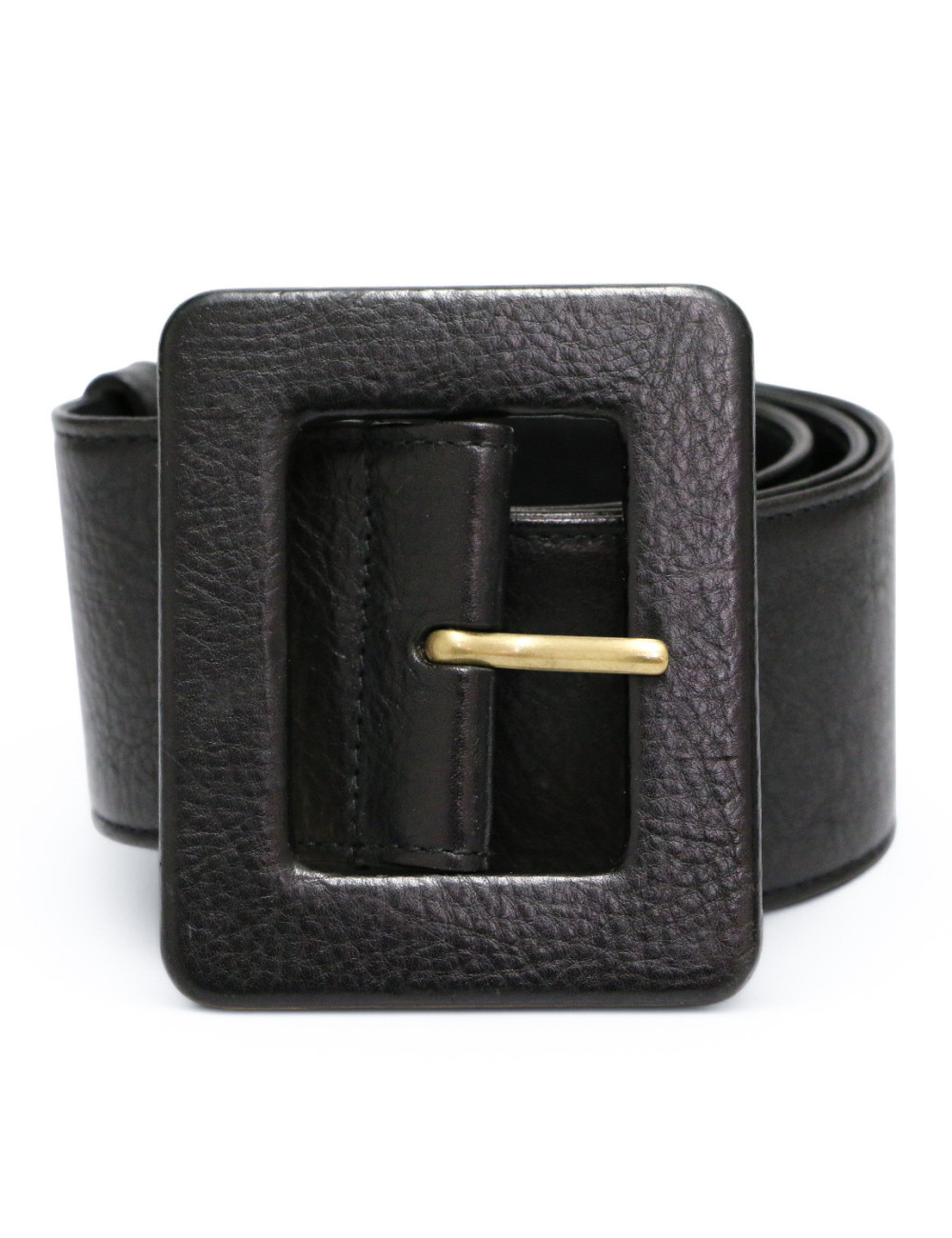 Ceinture YSL YVES SAINT LAURENT large marron