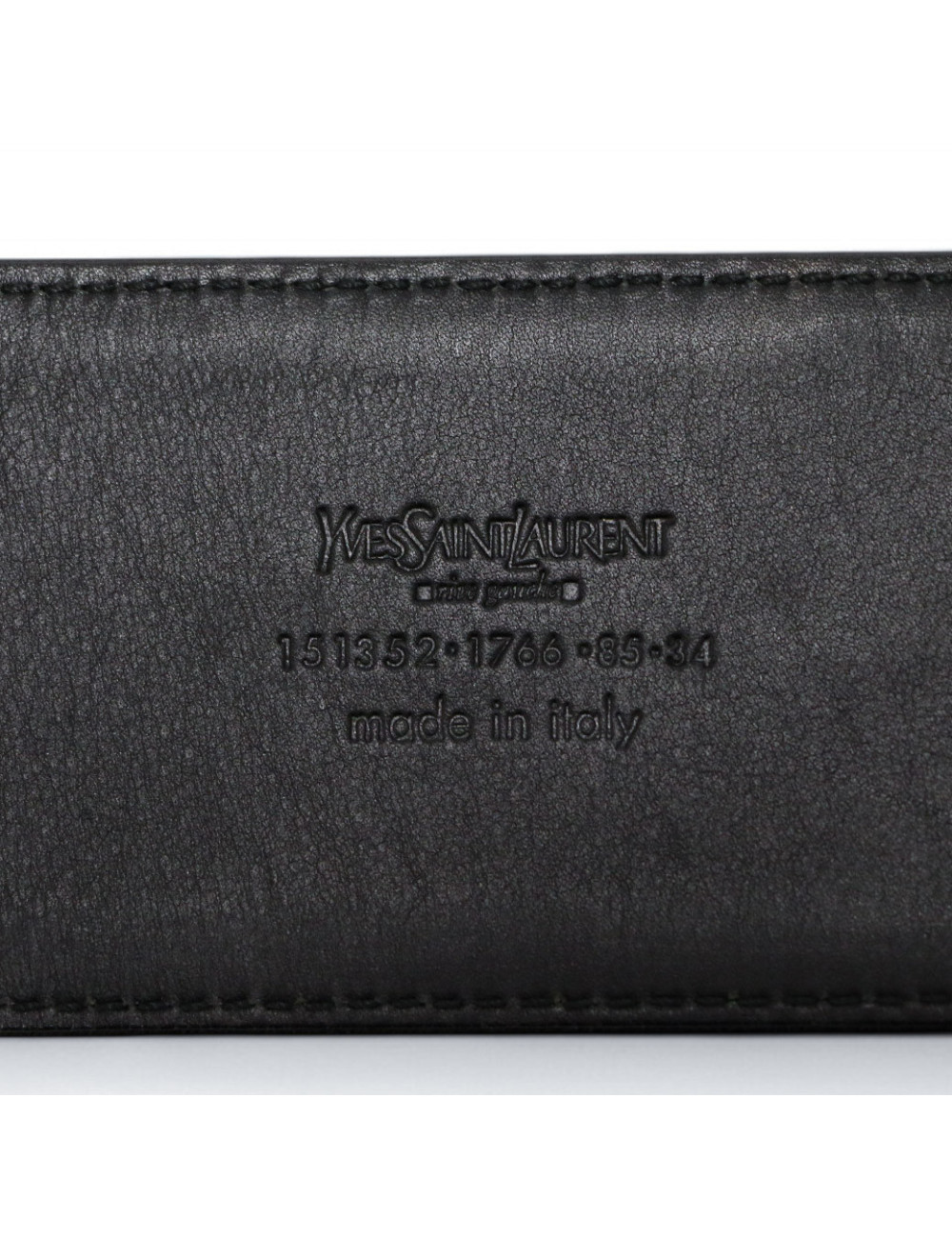 Ceinture YSL YVES SAINT LAURENT large marron