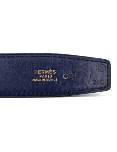 Ceinture HERMES réversible T 75 sans boucle 2