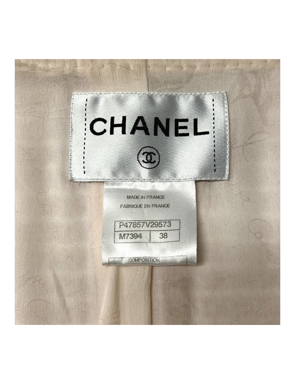Veste rose CHANEL T 38 