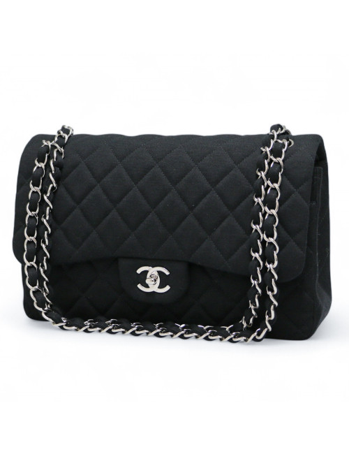Jumbo CHANEL jersey noir