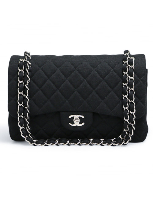Jumbo CHANEL jersey noir