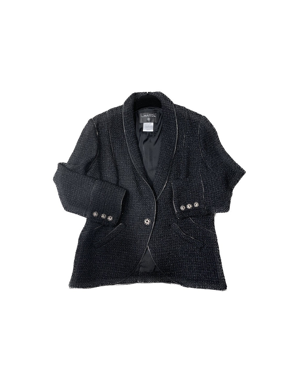 Veste CHANEL T 44 noire 