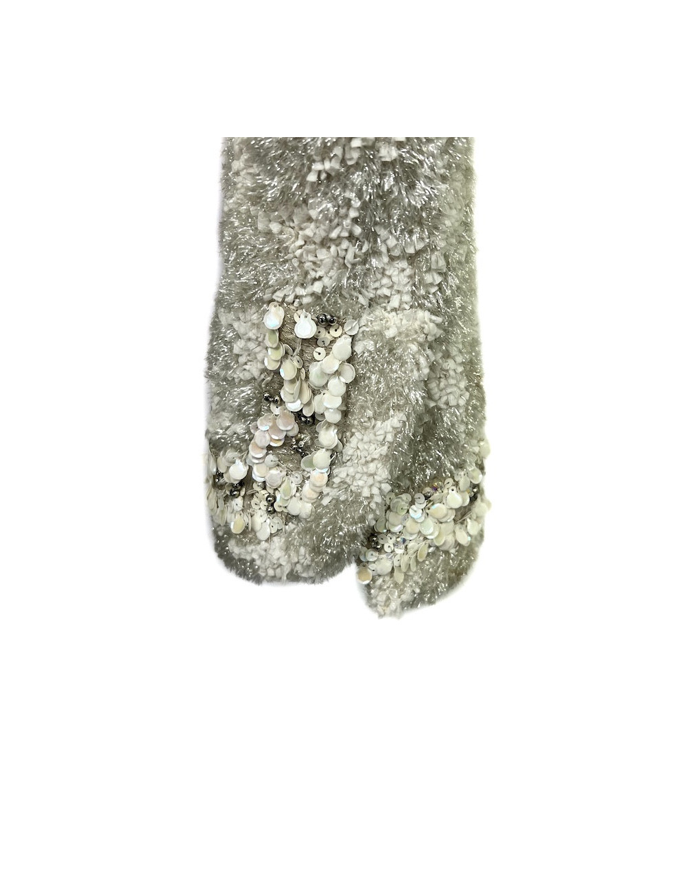 Robe T 38 CHANEL laine imprimé géométrique
