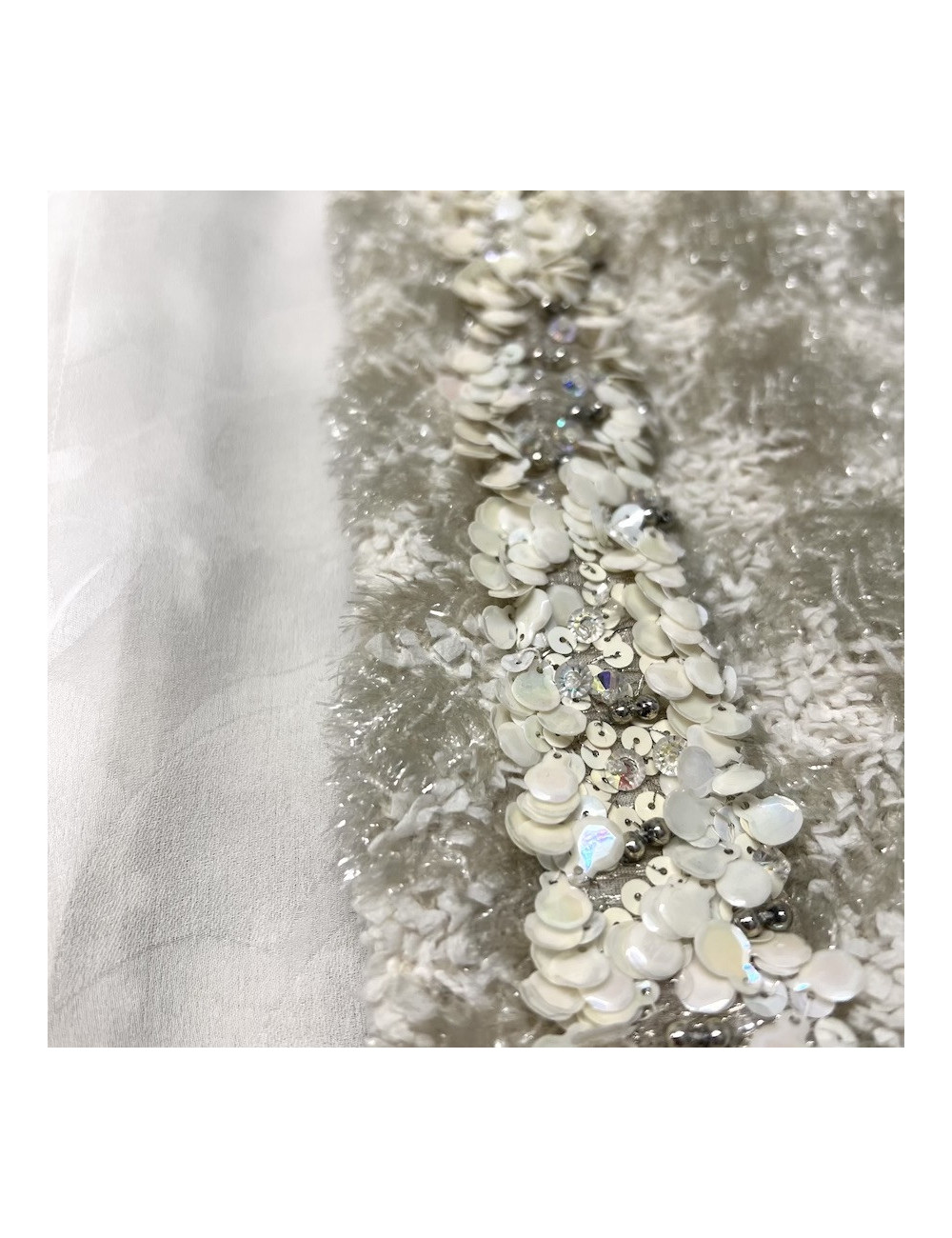 Robe T 38 CHANEL laine imprimé géométrique
