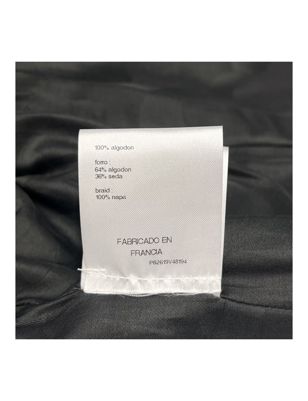 Veste  T38 CHANEL noire