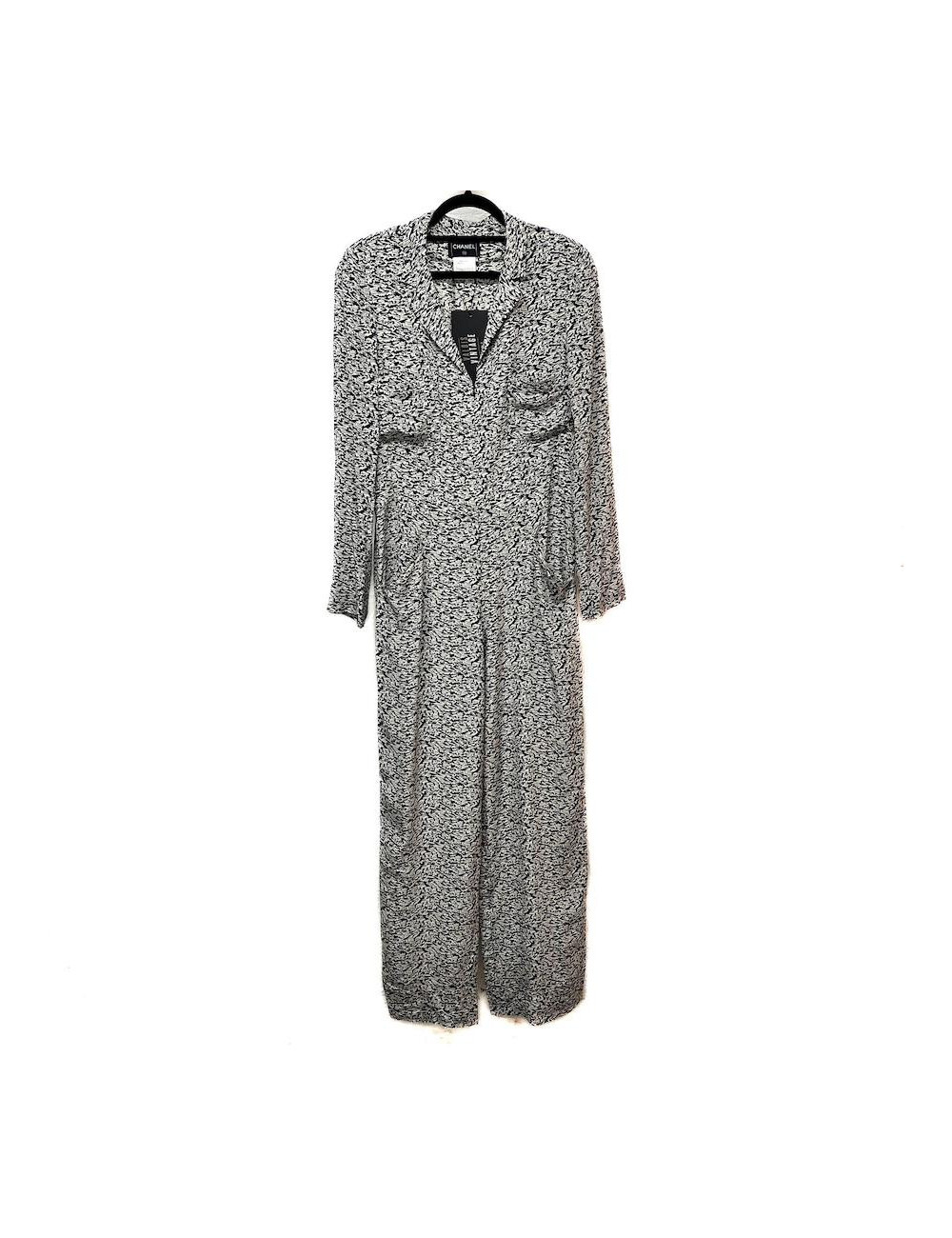 Combinaison CHANEL T 40 soie 