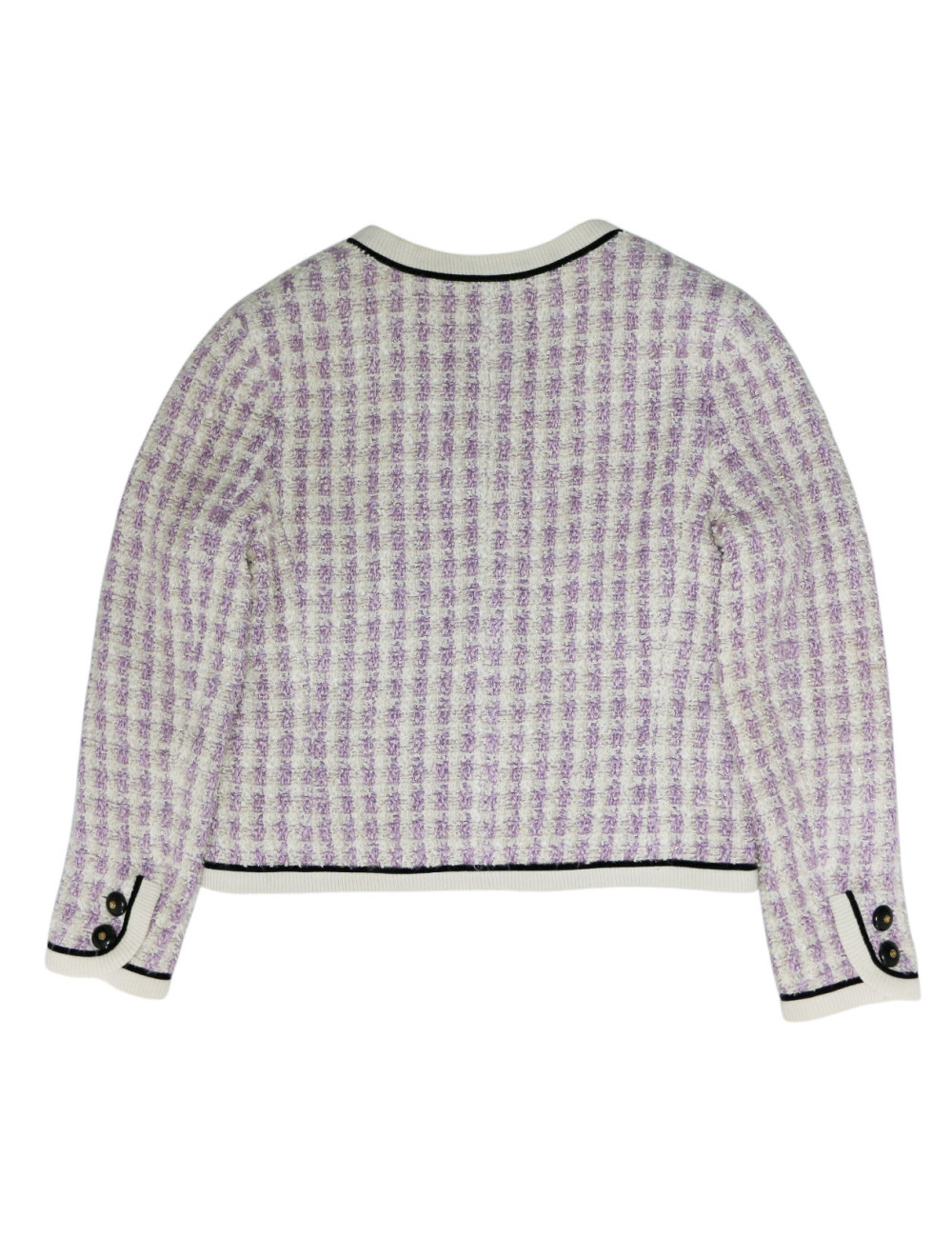 Robe T 38 CHANEL laine imprimé géométrique
