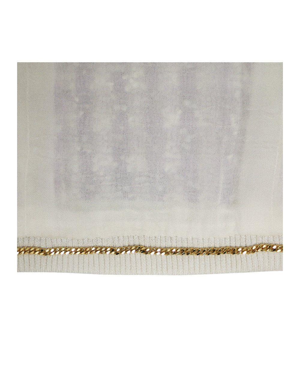 Robe T 38 CHANEL laine imprimé géométrique
