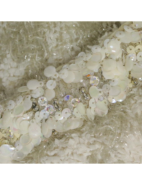 Robe T 38 CHANEL laine imprimé géométrique
