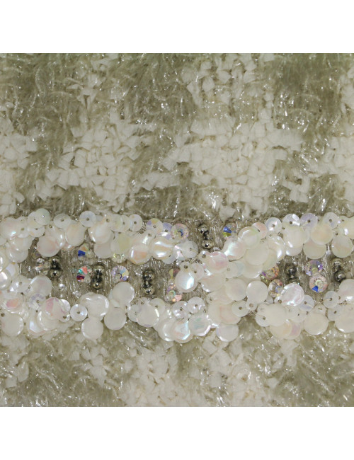 Robe T 38 CHANEL laine imprimé géométrique