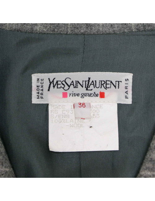 Veste YSL RIVE GAUCHE grise