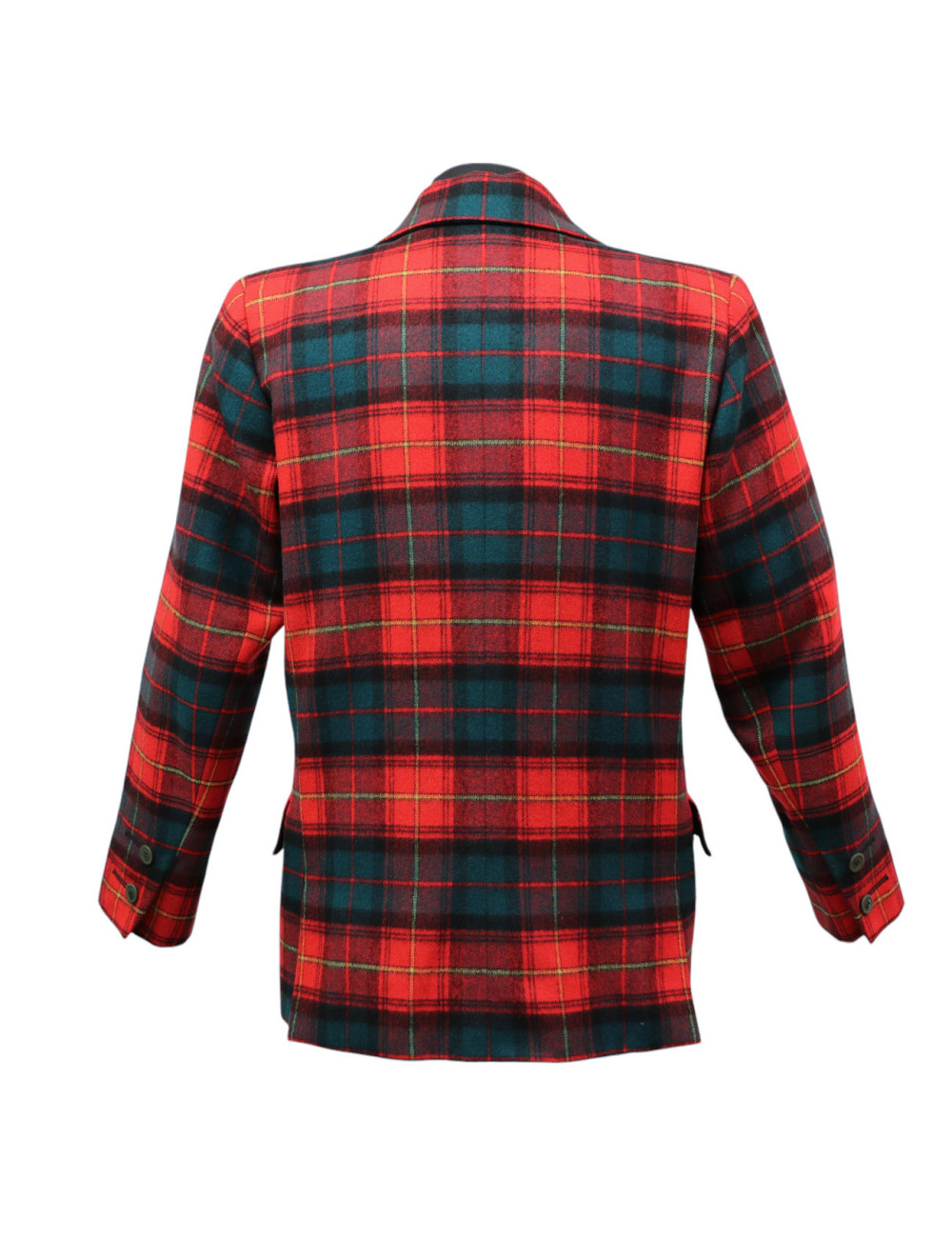 Veste YSL carreaux Vintage