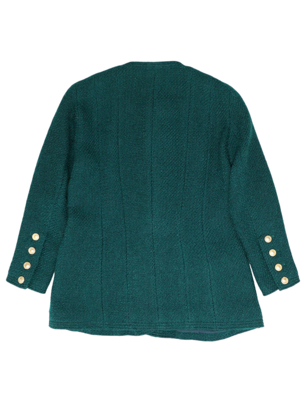 Veste CHANEL verte tweed