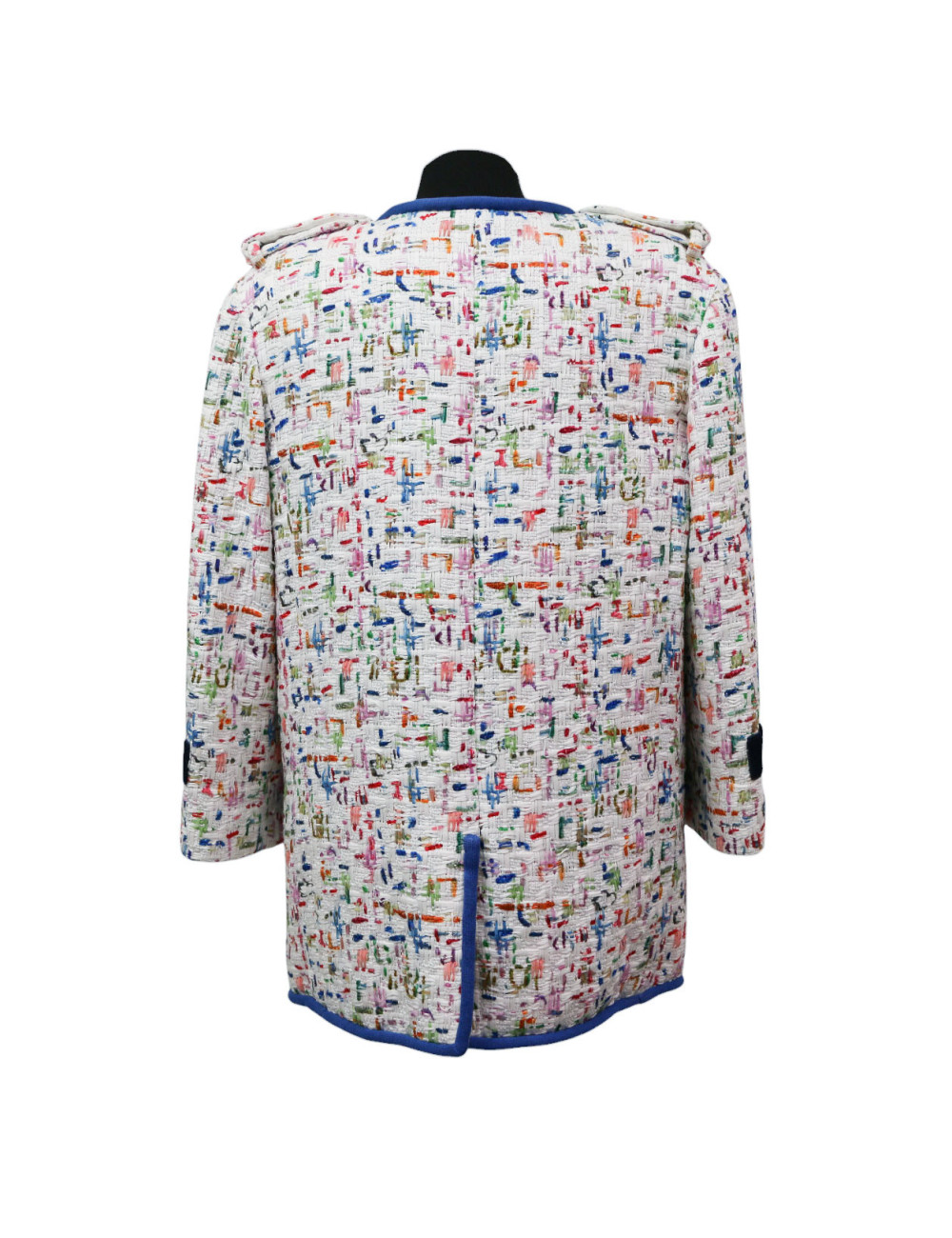 Veste CHANEL tweed blanc 38 