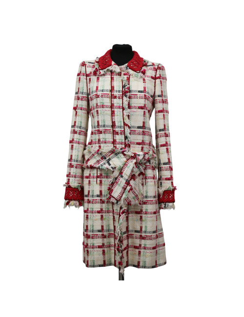 Manteau T38 CHANEL tweed 
