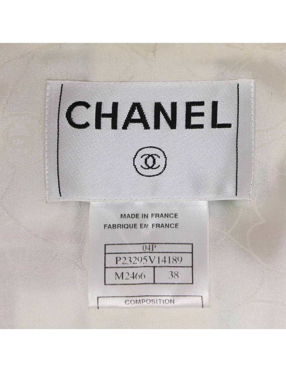 Manteau T38 CHANEL tweed 