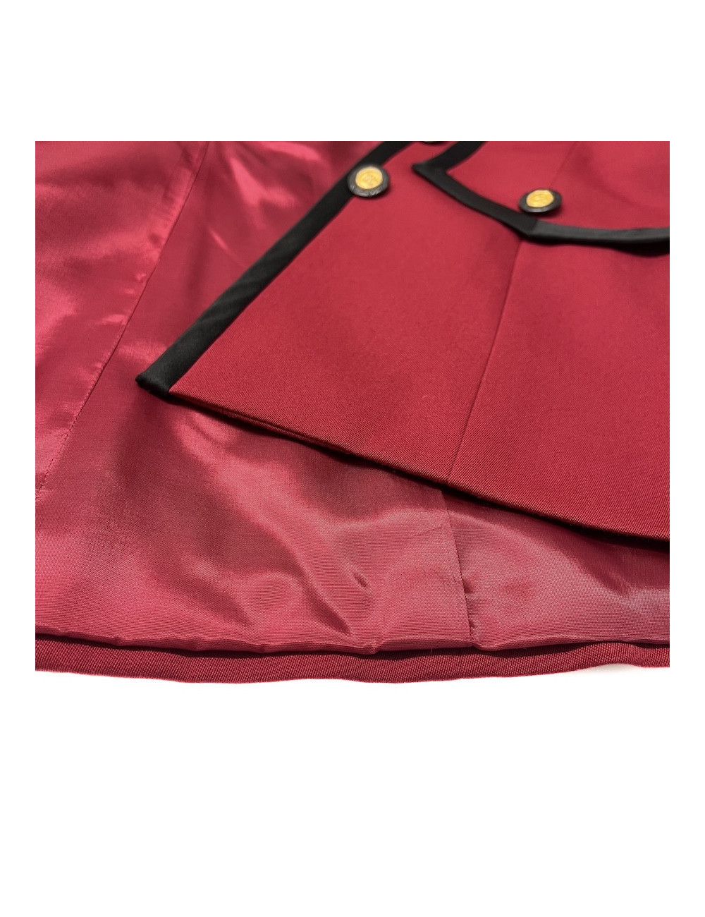 Robe T 38 CHANEL laine géométrique